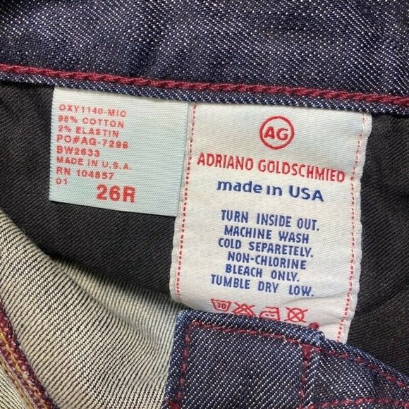 AG Adriano Goldschmied Womens Straight Leg Jeans - Picture 6 of 7
